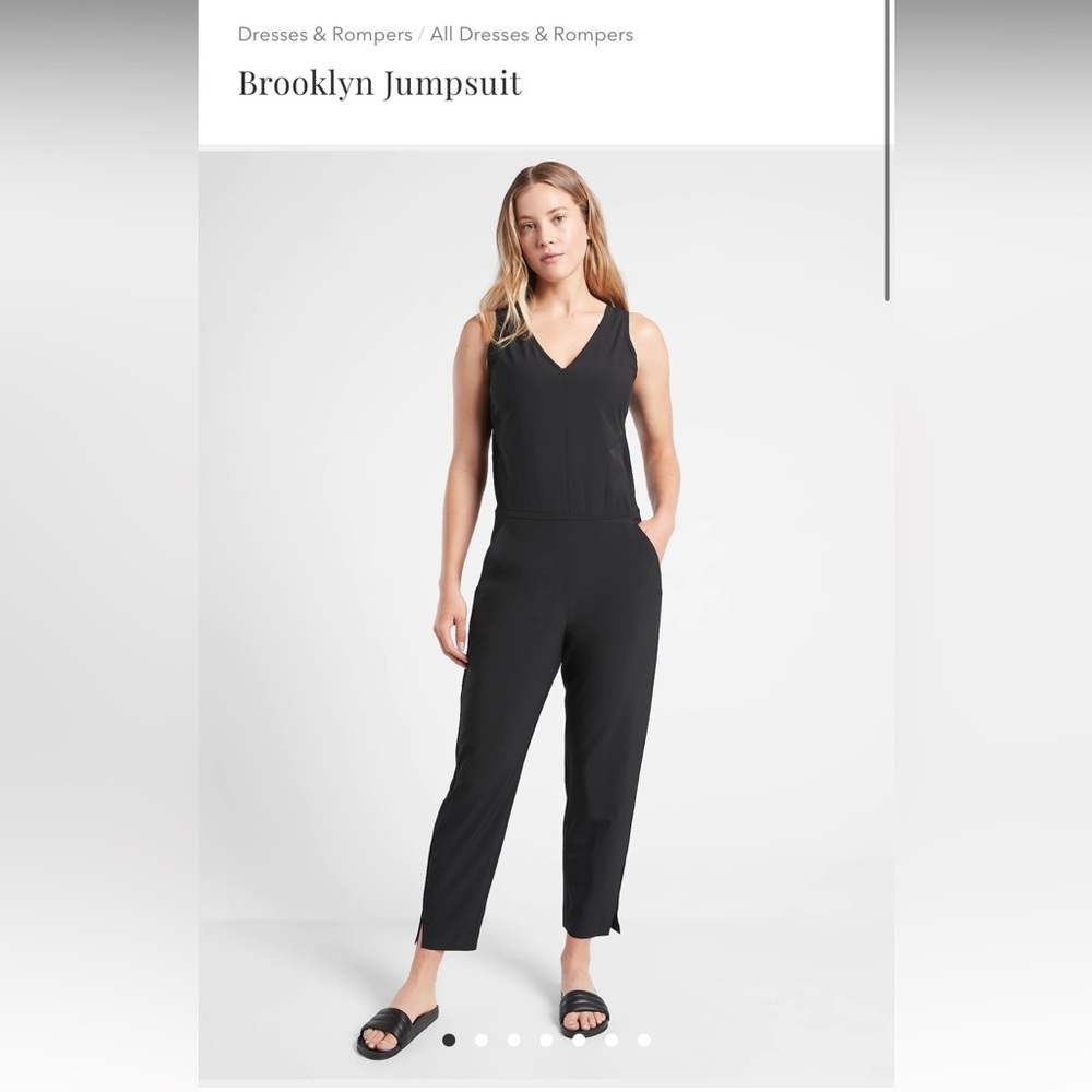 Athleta Womens Black Brooklyn Jumpsuit